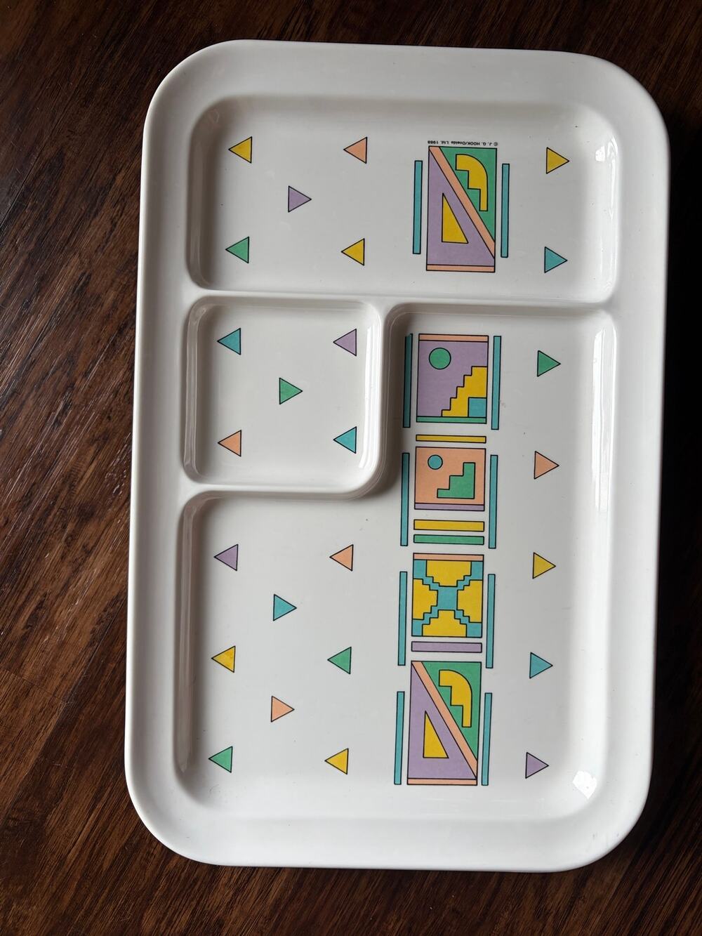 Vintage 1988 Oneida melamine tray